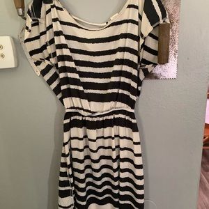 Black and white dress